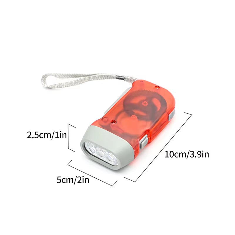 Hand Crank Flashlight – Emergency Dynamo Light – TSR