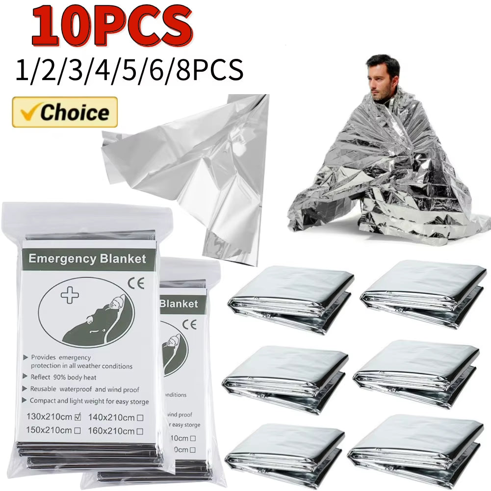 Emergency Thermal Blanket – Body Heat Retention – Multi-Pack – TSR