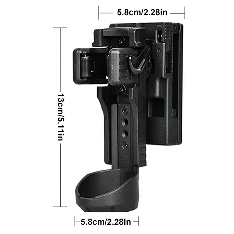 Flashlight Belt Holder – Quick Release Torch Mount – EDC – TSR
