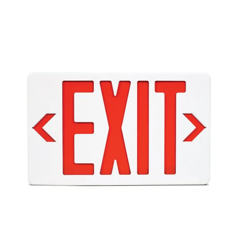 LED Adjustable Emergency Exit Sign – Blackout Building Evacuation – Battery Backup – TSR