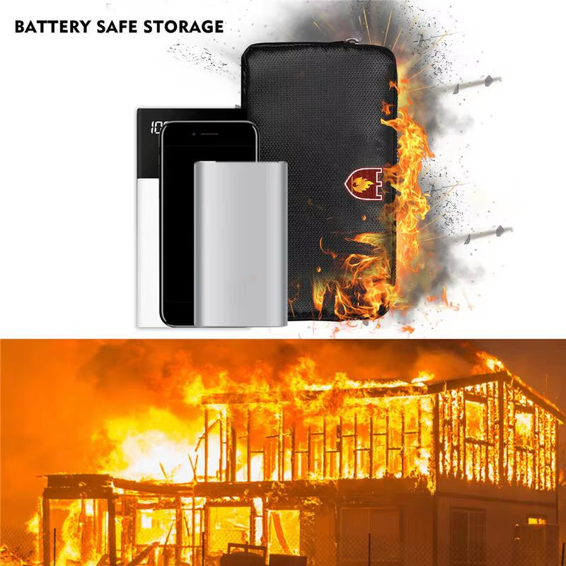 Fireproof Money Wallet – Waterproof Cash Protection – Faraday Pouch – TSR