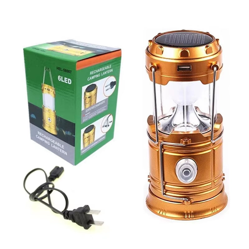 Solar Charger Lantern – USB Rechargeable Emergency Light – TSR
