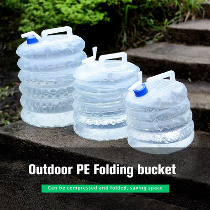 Foldable Water Bucket – Emergency 5L/10L Storage – Hiking – TSR