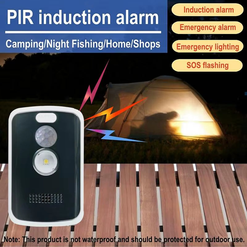 Portable Trip Wire Alarm – 125dB Camping Security – Motion Sensor – TSR