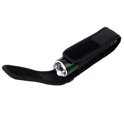 Flashlight Storage Pouch – Outdoor Torch Holder – Nylon Belt – TSR