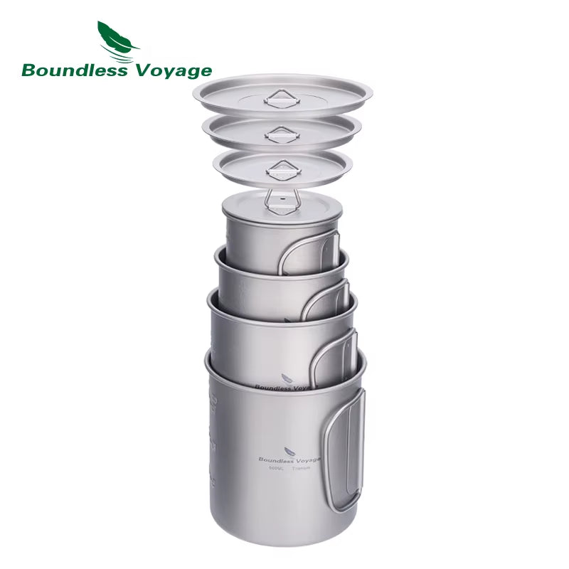 Titanium Camping Mug – Emergency Hot Drinks Blackouts – 750ml Lightweight – TSR