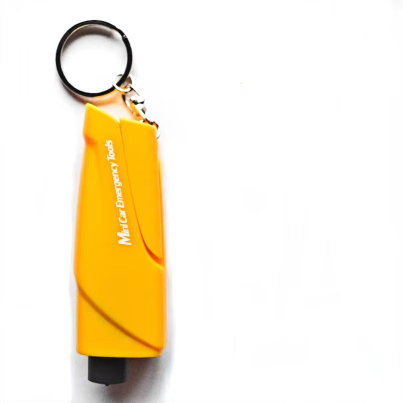Car Escape Hammer Tool – Seatbelt Cutter Window Breaker – Emergency Keychain – TSR