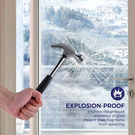 Window Security Film – Burglary Protection Clear Tint – 4 Mil – TSR