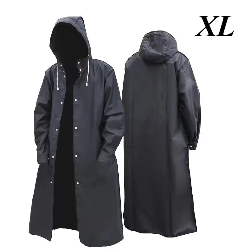 Tactical Blackout Raincoat – Waterproof 10Kmm Windproof Shell | Urban EDC Survival Gear | Ships in 24h | TSR Survival