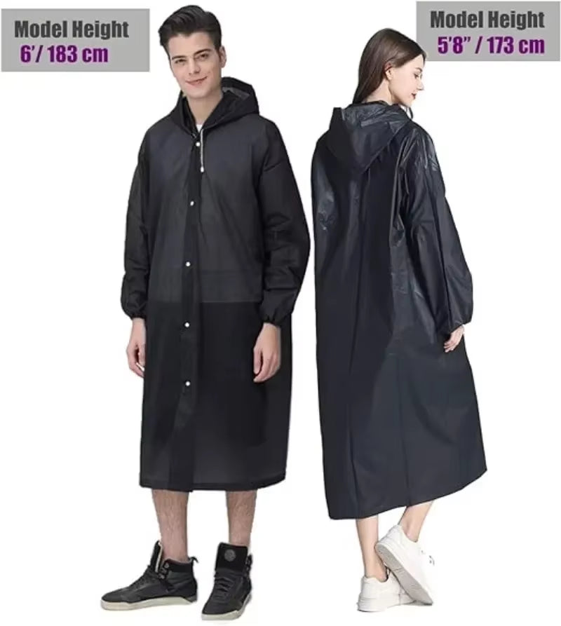 Tactical Blackout Raincoat – Waterproof 10Kmm Windproof Shell | Urban EDC Survival Gear | Ships in 24h | TSR Survival
