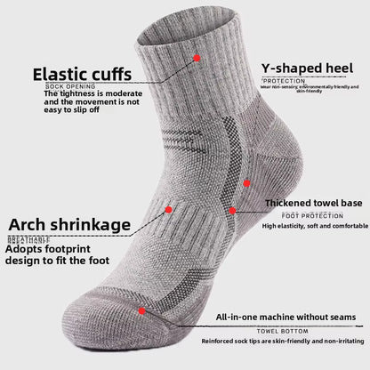Merino Compression Socks – Winter Sports Warmth – Hiking Ski Thick – TSR