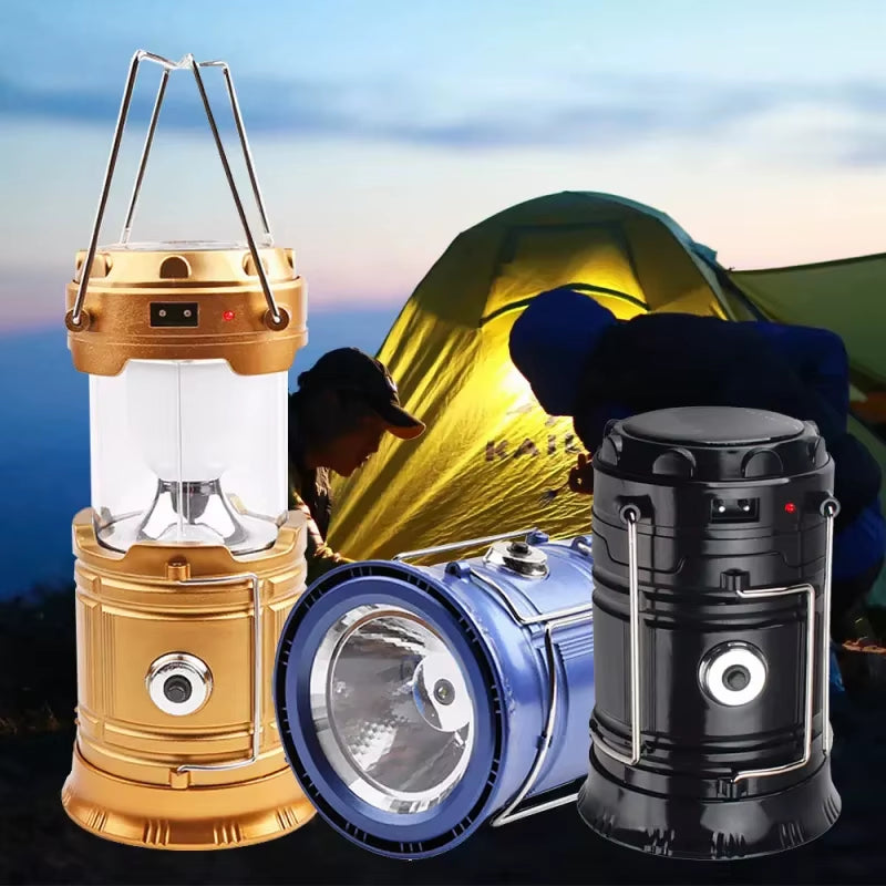 Solar Charger Lantern – USB Rechargeable Emergency Light – TSR