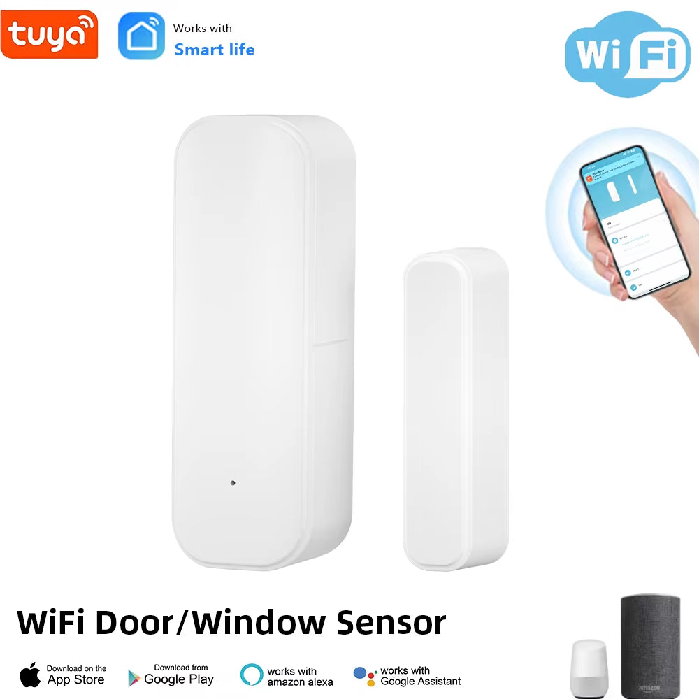 Smart Door Window Sensor – Home Security Blackouts – Tuya Alexa – TSR