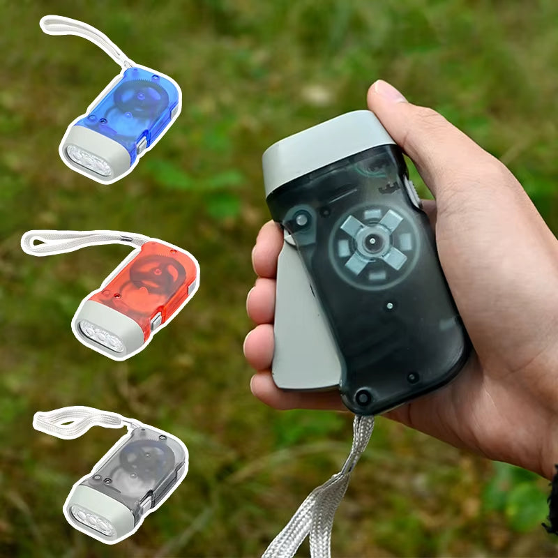Hand Crank Flashlight – Emergency Dynamo Light – TSR