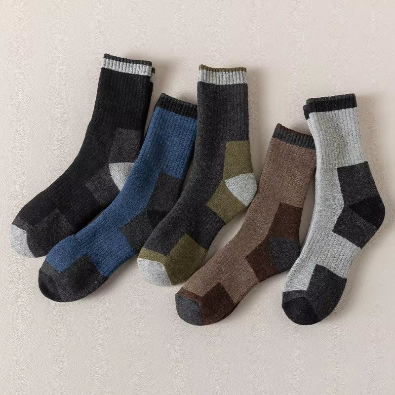 Winter Merino Wool Socks Thickened Warm Moisture Wicking Hiking Socks Men Women Thermal Breathable Durable Cycling Socks