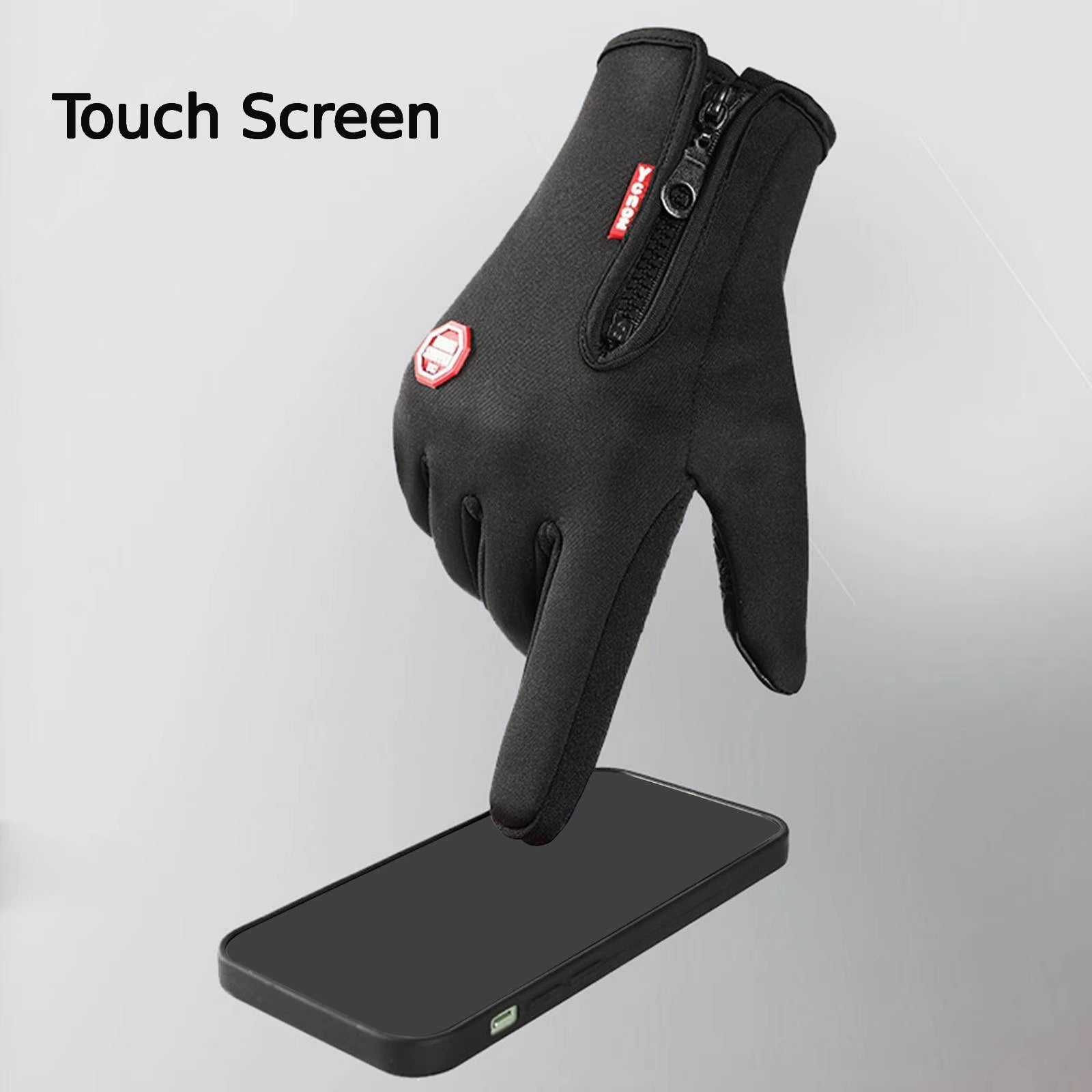 Thermal Winter Gloves – Touchscreen Emergency Use – Motorcycle Cycling – TSR