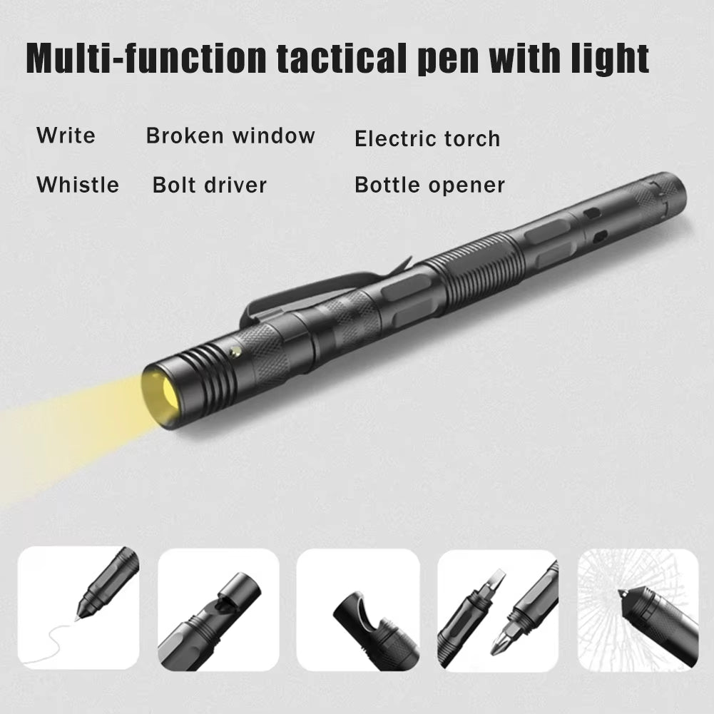 EDC Pen Flashlight – 100LM Multifunction Survival Tool – Emergency – TSR
