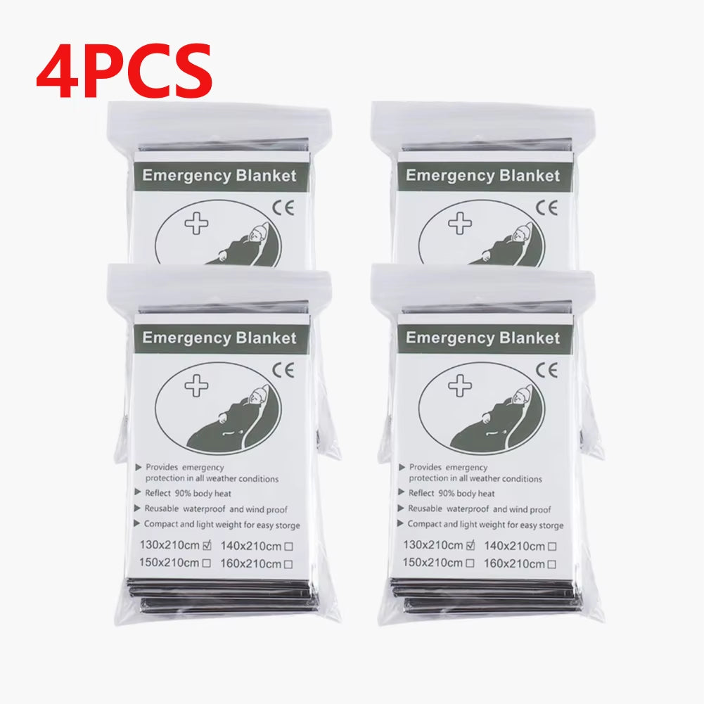 Emergency Thermal Blanket – Body Heat Retention – Multi-Pack – TSR