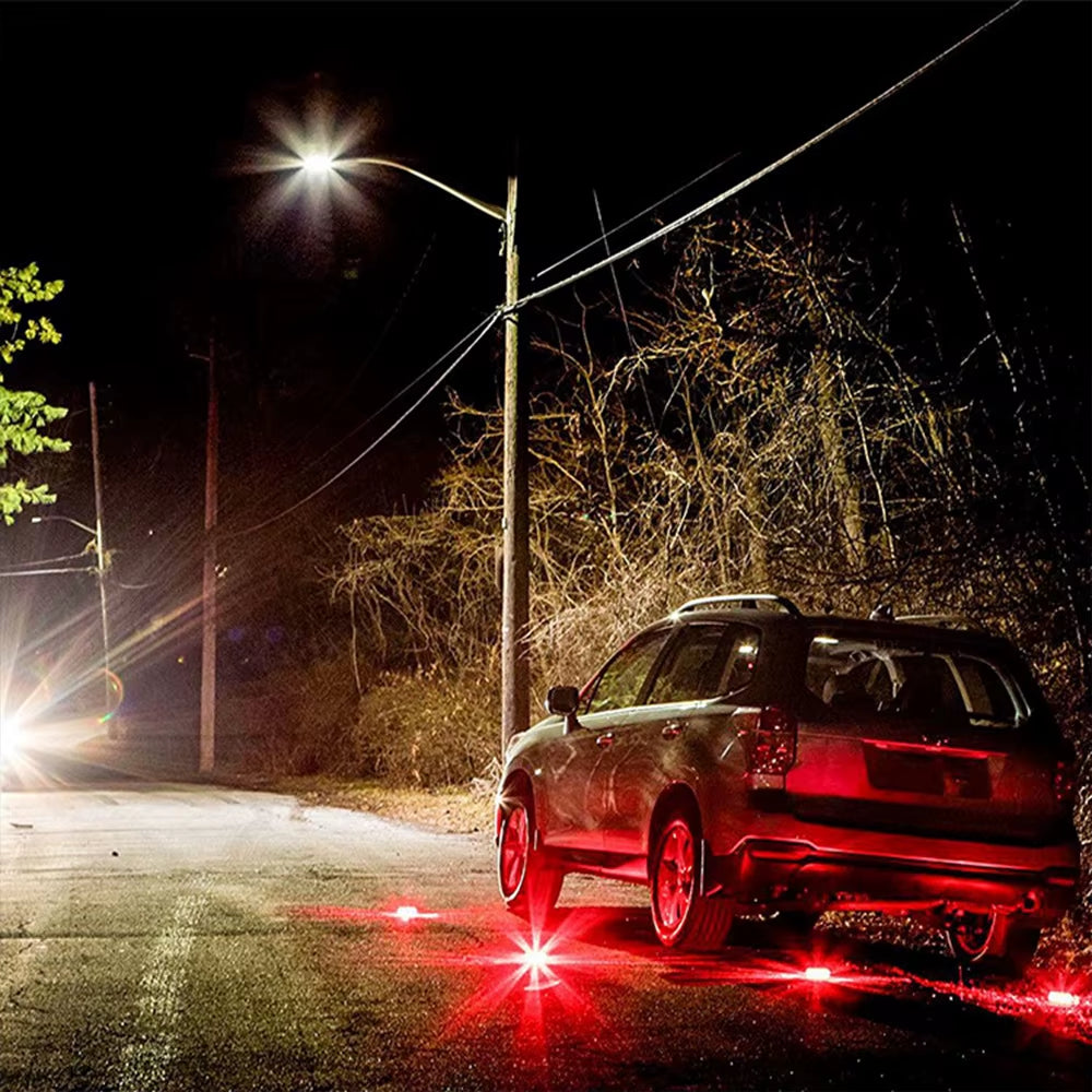 Magnetic LED Beacon Lights – Car Breakdown Emergency Flashing – 8-LED – TSR