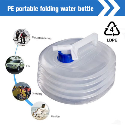 Foldable Water Bucket – Emergency 5L/10L Storage – Hiking – TSR