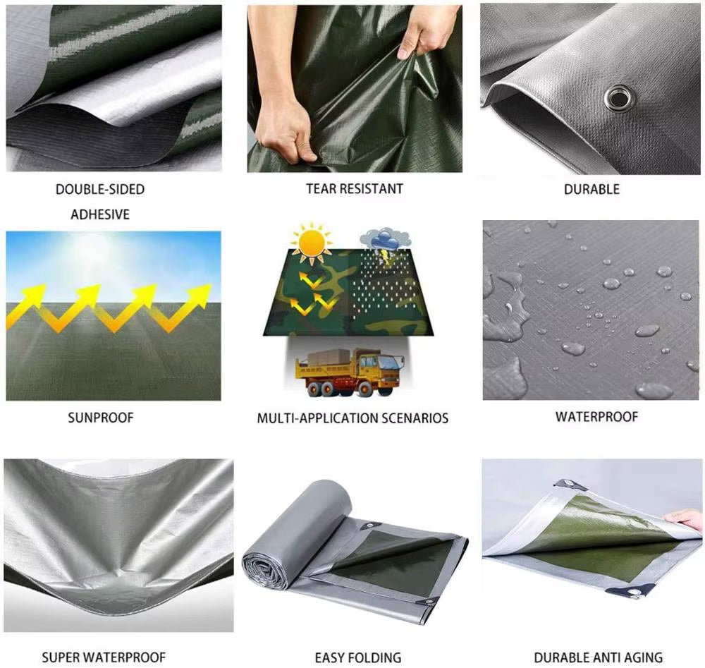 Heavy Duty Tarp – Rain Cover for Emergency Shelter – UV Block – TSR