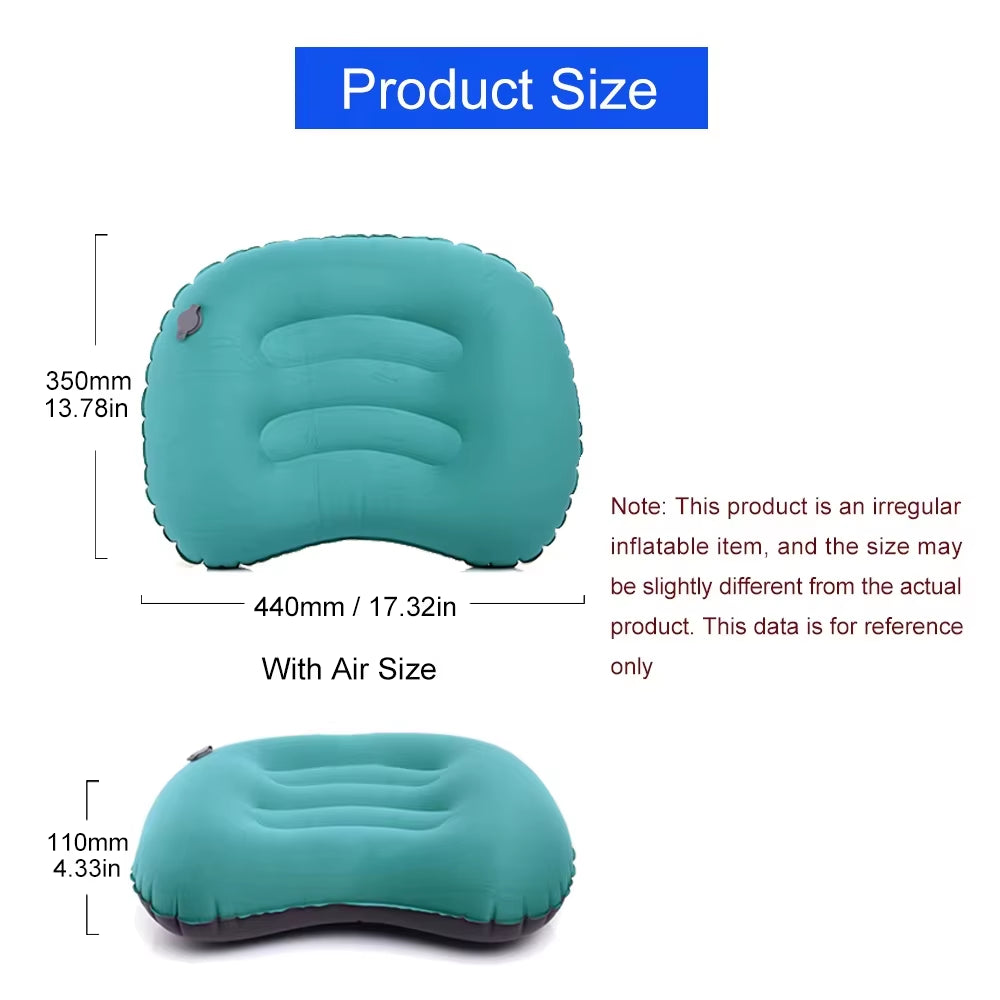 Inflatable Neck Pillow – Camping Emergency Support – Ultralight – TSR