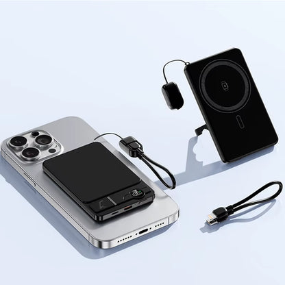 Magnetic Wireless Power Bank – 20W Fast Charge Magsafe – Slim – TSR