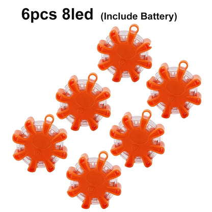 Magnetic LED Beacon Lights – Car Breakdown Emergency Flashing – 8-LED – TSR