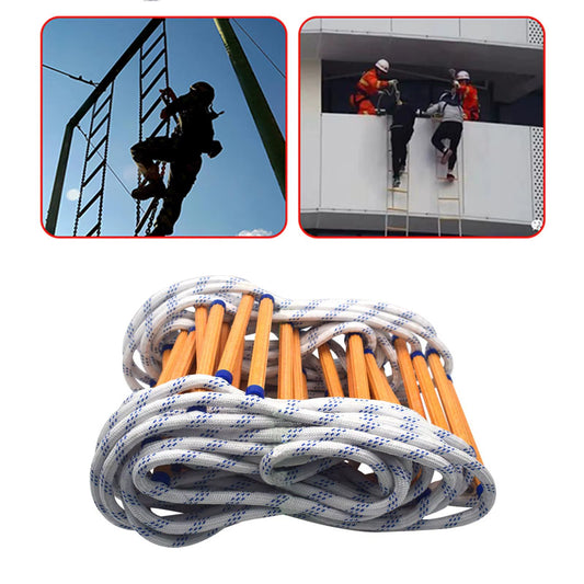 Fire Escape Rope Ladder – Home Evacuation Blackouts – 3M Length – TSR