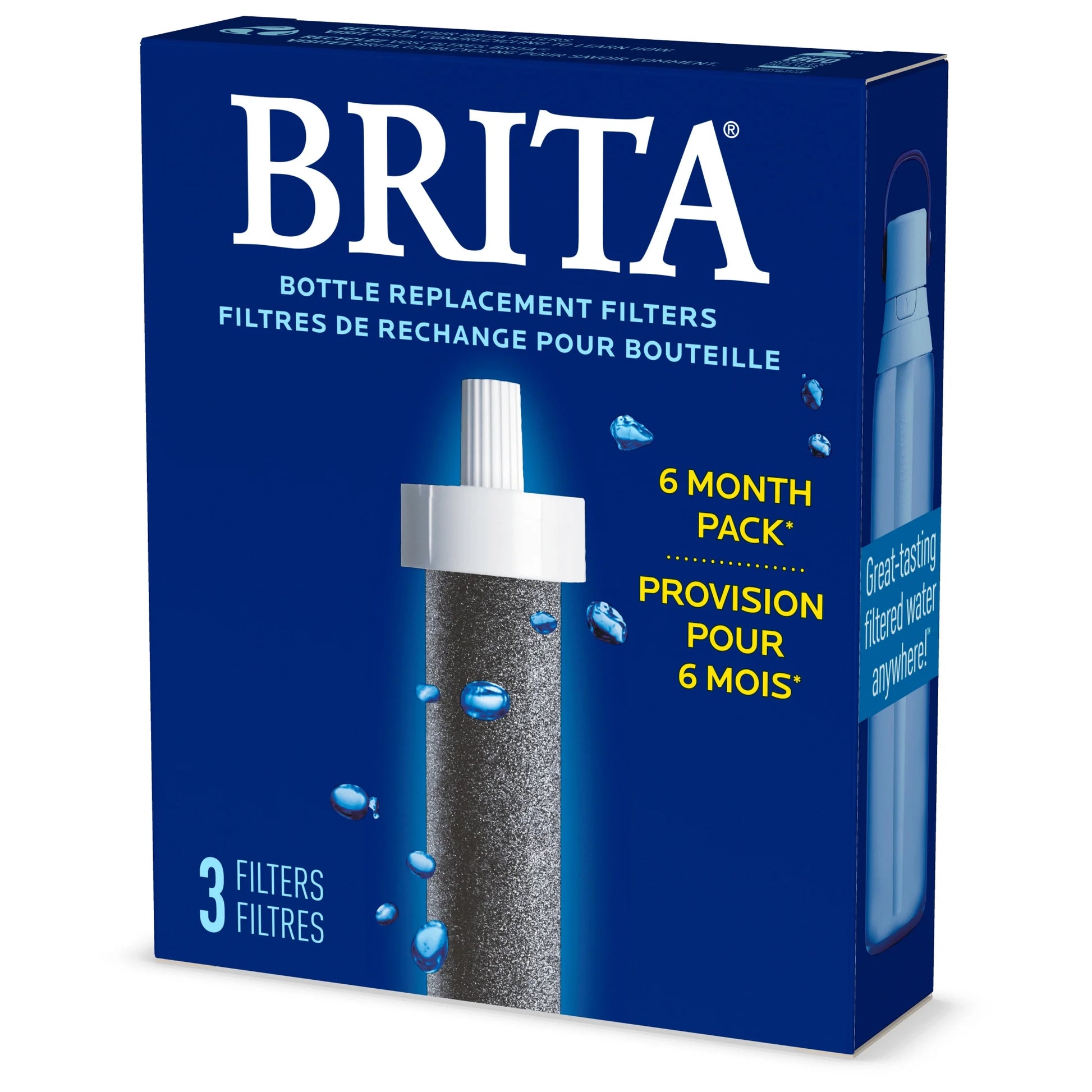 Water Filter Cartridges – Premium Bottle Replacements 3 Pack – TSR