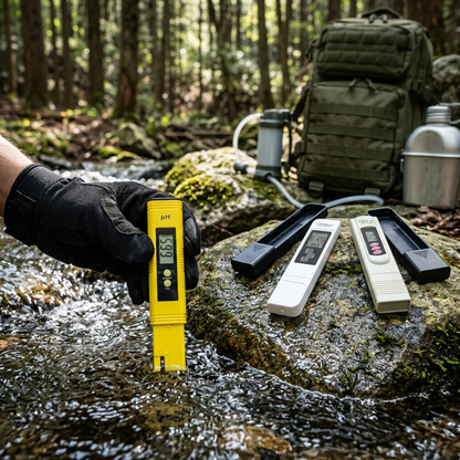 Water Quality Tester – PH/EC/TDS Digital Meter – Emergency Pool – TSR