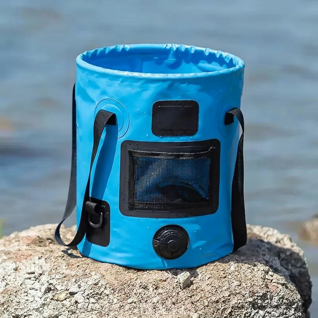 Foldable Water Bucket – Blackout Water Storage – 25L Waterproof – TSR