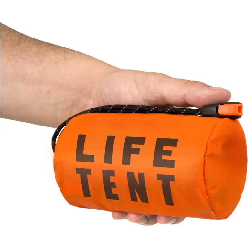 Emergency Survival Tent – 2-Person Shelter – Whistle Included – TSR