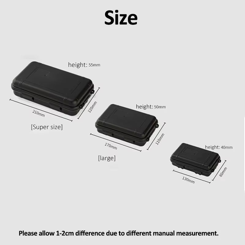 Waterproof EDC Tool Case – Survival Gear Organizer – Shockproof – TSR
