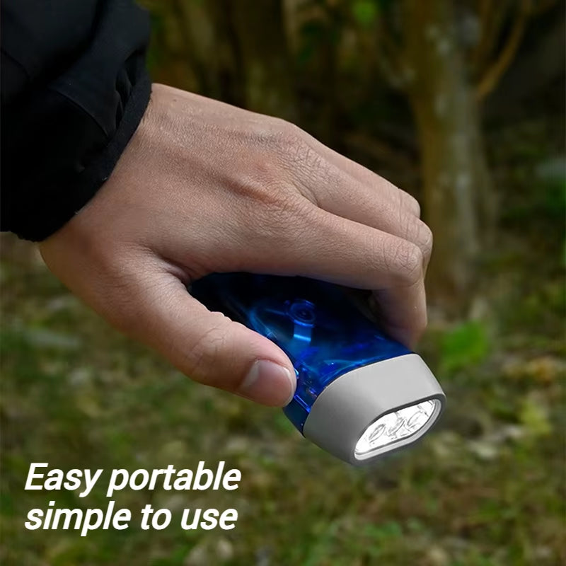 Hand Crank Flashlight – Emergency Dynamo Light – TSR