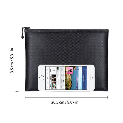 Fireproof Document Bag – Waterproof File Money Pouch – S/M/L – TSR