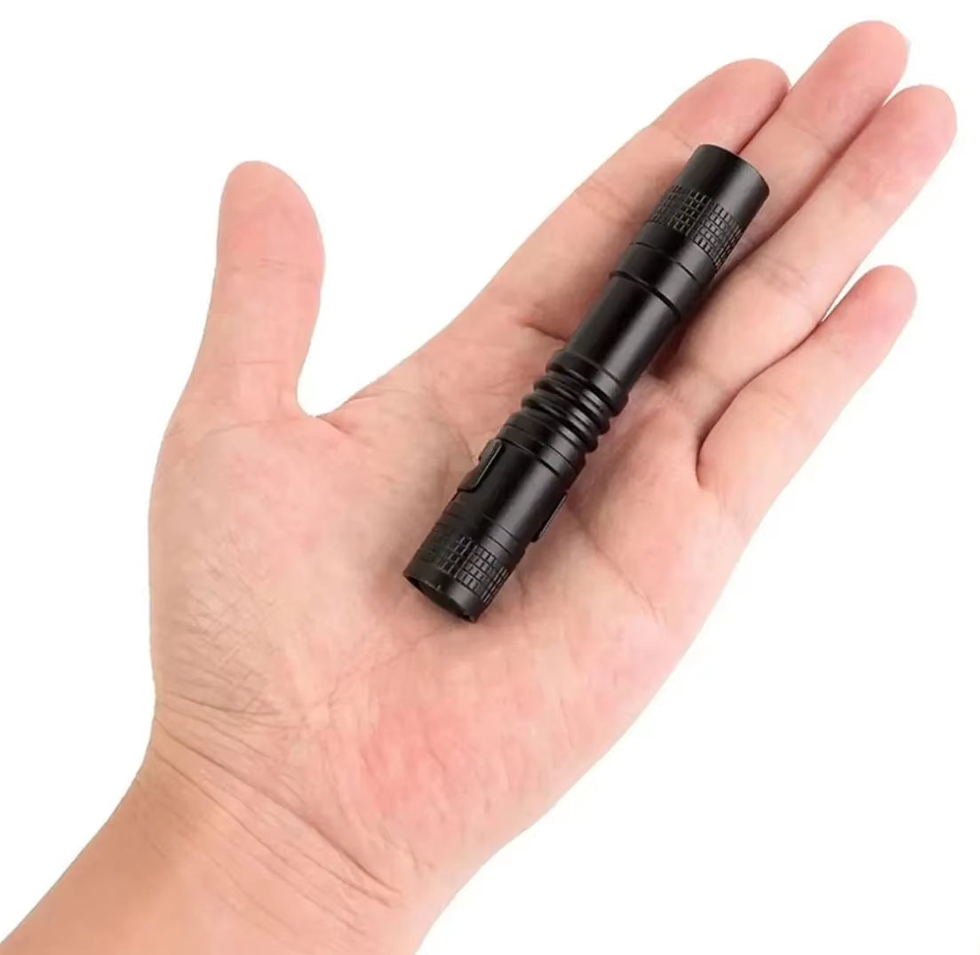 Mini Pen Flashlight – Portable Camping Torch – Super Bright Focus – TSR