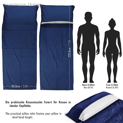 Silk Sleeping Bag Liner – Emergency Camping Hygiene – Lightweight – TSR