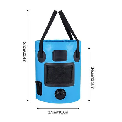 Foldable Water Bucket – Blackout Water Storage – 25L Waterproof – TSR
