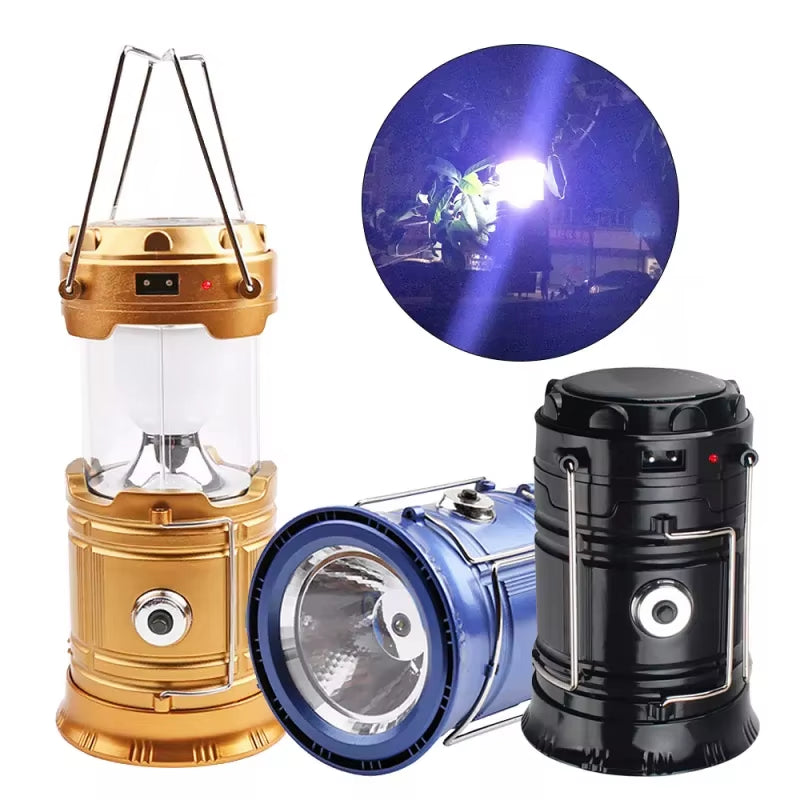Solar Charger Lantern – USB Rechargeable Emergency Light – TSR