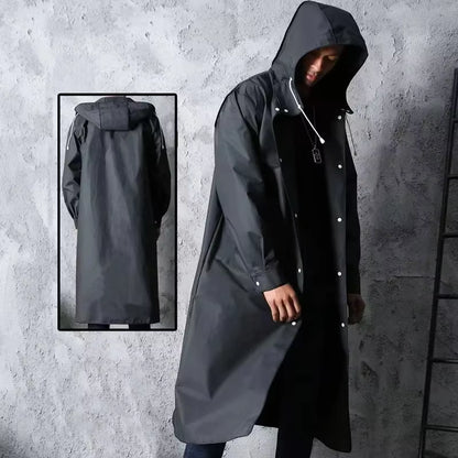 Tactical Blackout Raincoat – Waterproof 10Kmm Windproof Shell | Urban EDC Survival Gear | Ships in 24h | TSR Survival