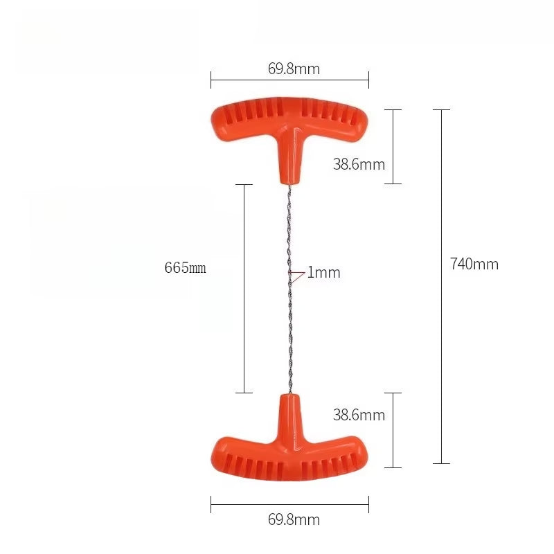 Pocket Wire Saw – Survival Wood Cutting – Stainless Emergency – TSR