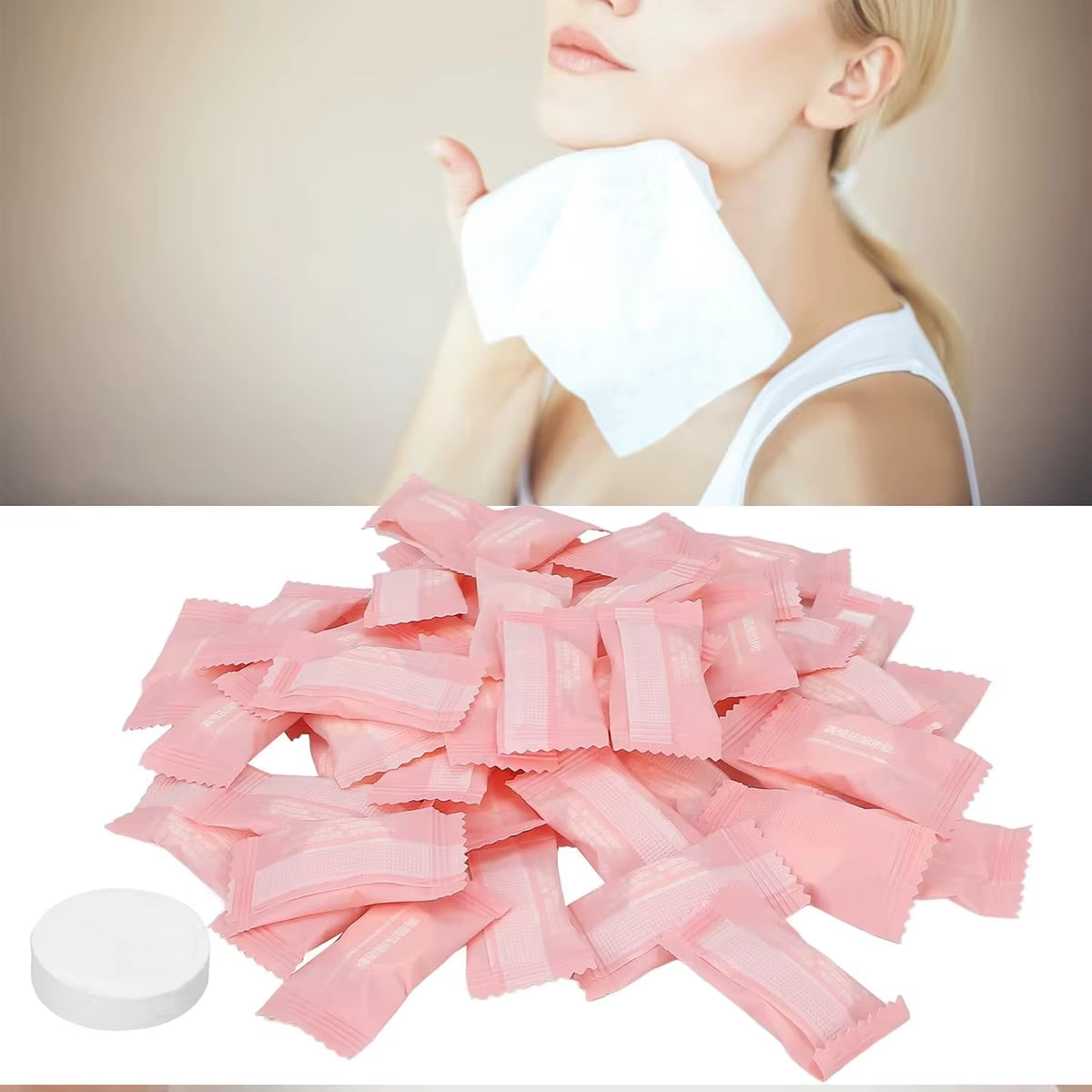 Compressed Towel Tablets – Emergency Hygiene Blackouts – 50 Pack – TSR