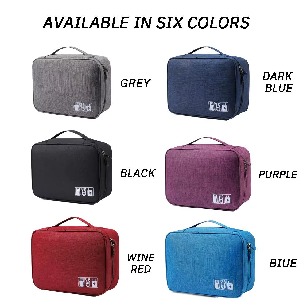 Cable Organizer Bag – Blackout Charging Essentials – Waterproof – TSR