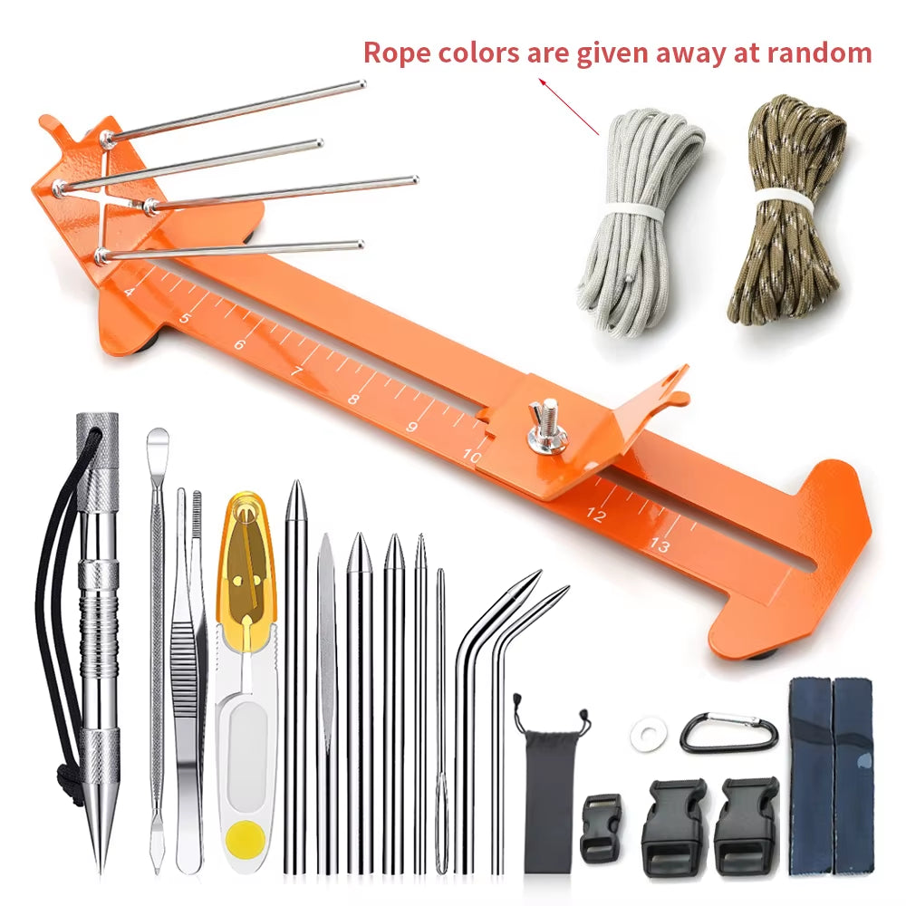 Paracord Survival Bracelet Kit – 72-Hour Emergency Cordage – DIY Jig – TSR