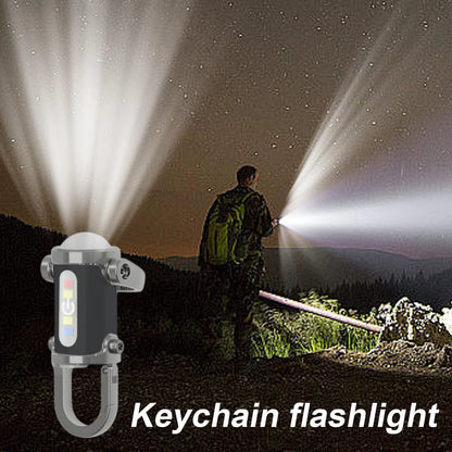 Rechargeable Keychain Flashlight – Mini EDC Emergency Torch – Waterproof – TSR