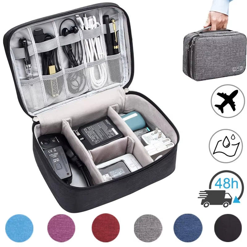 Cable Organizer Bag – Blackout Charging Essentials – Waterproof – TSR