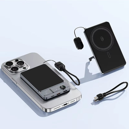 Magnetic Wireless Power Bank – 20W Fast Charge Magsafe – Slim – TSR