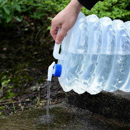 Foldable Water Bucket – Emergency 5L/10L Storage – Hiking – TSR