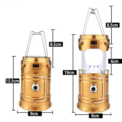 Solar Charger Lantern – USB Rechargeable Emergency Light – TSR